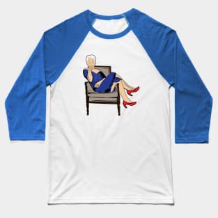 BIll Clinton In Blue Dress Baseball T-Shirt